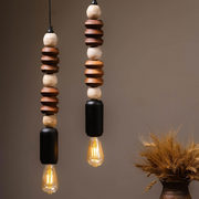 Rustic Glow Pendant Light - Set of 2