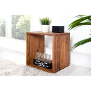 Cubic End Table | Sheesham Wood