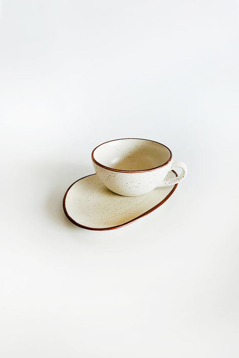 Amond and Ivory Soup Cup Set (Set of 2)