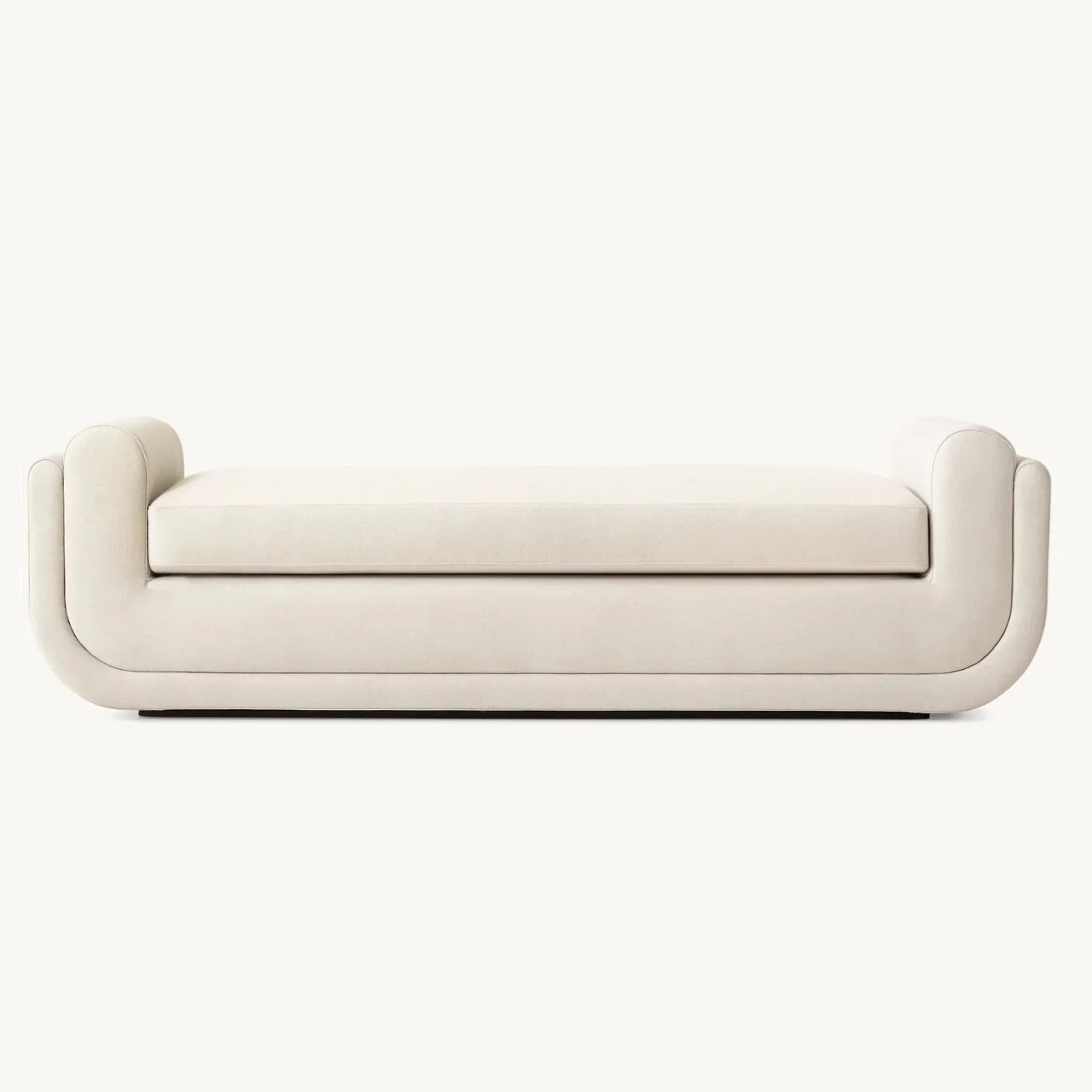 Sidron Teak Wood Base & Upholstery Bench