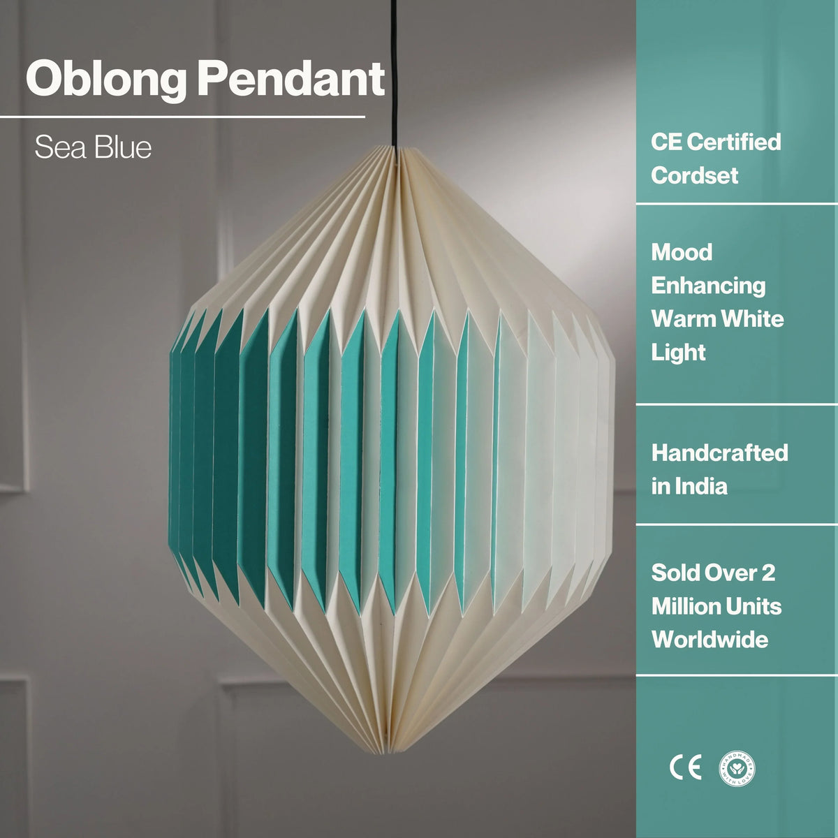 Oblong Pendant Lamp