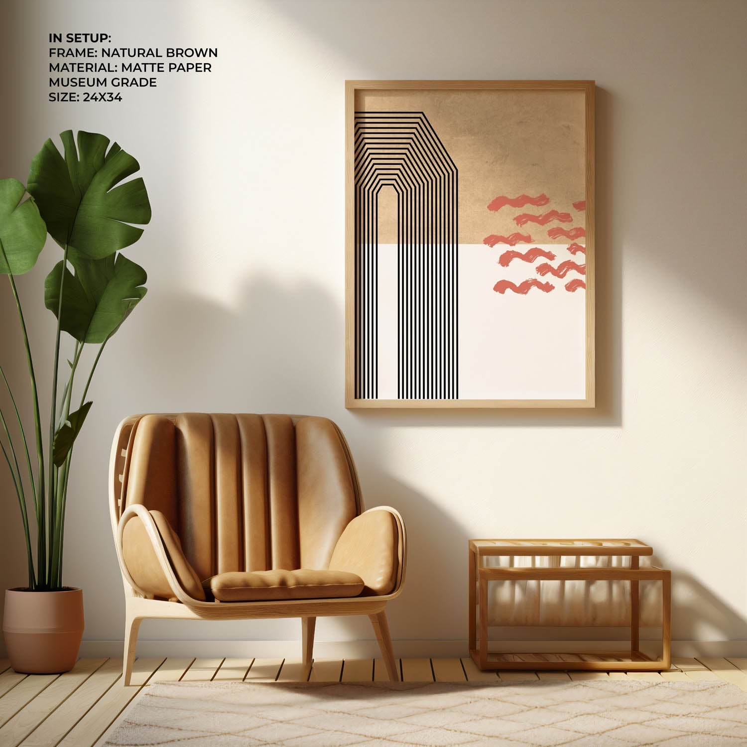 Wavescape Wall Painting