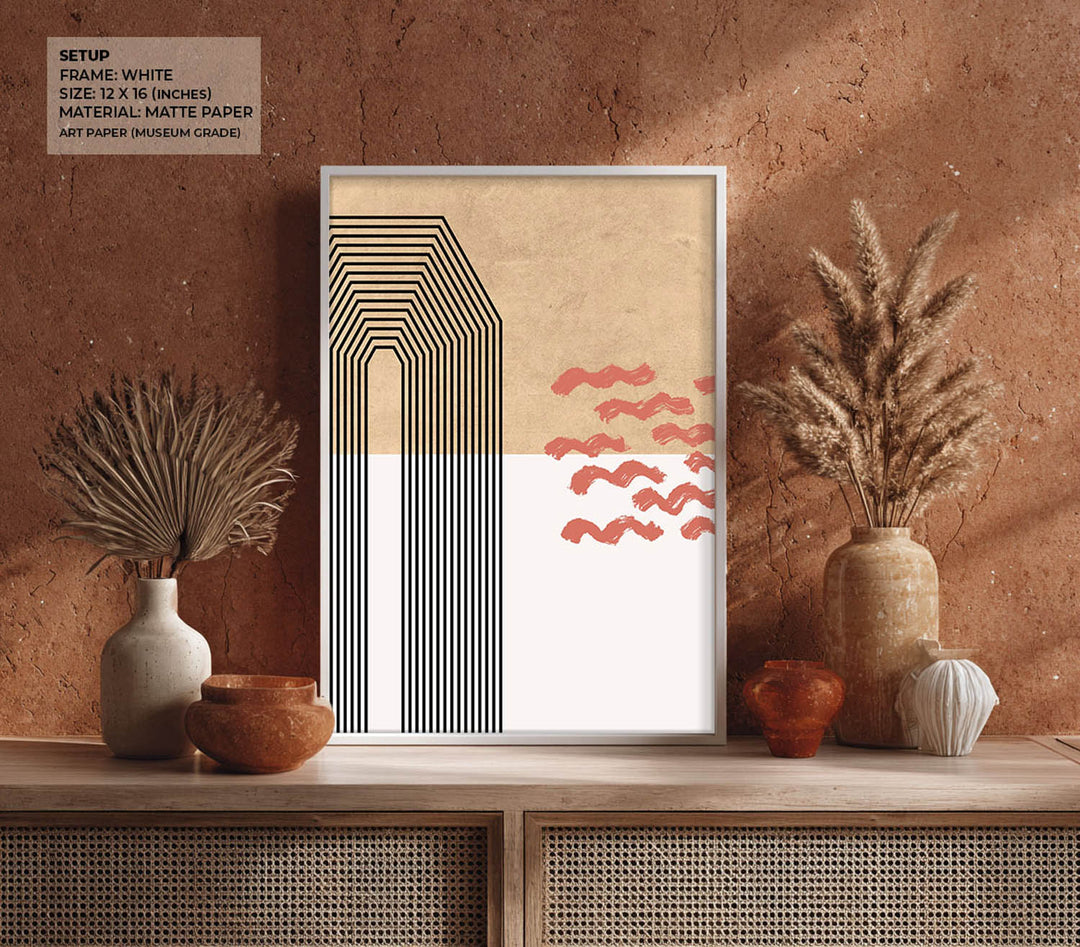 Wavescape Wall Painting