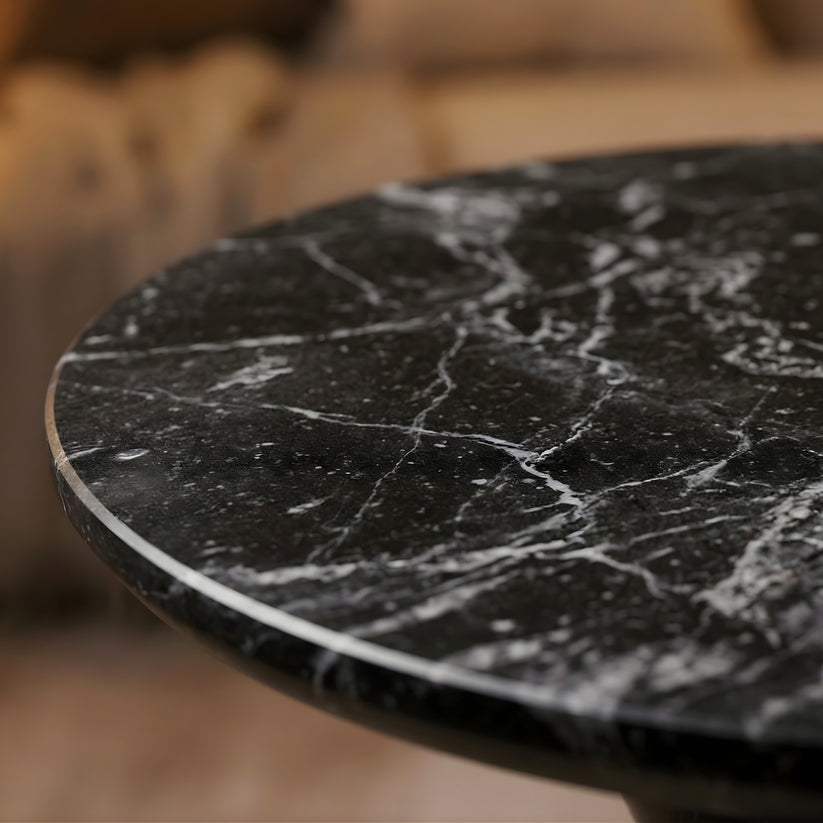 Valon Marble Side Table for Living Room | Modern End Table