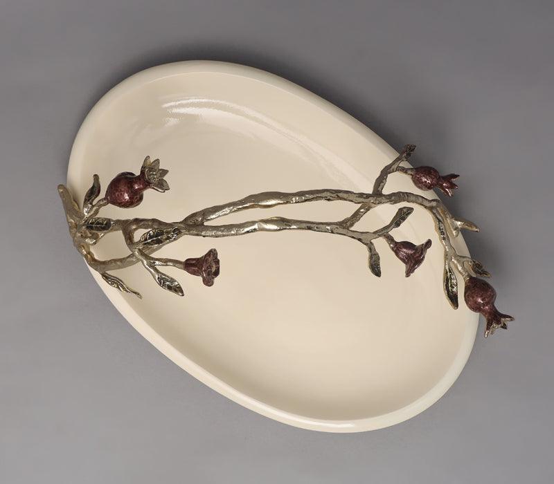 Pomo Orb Platter | Gold Finished