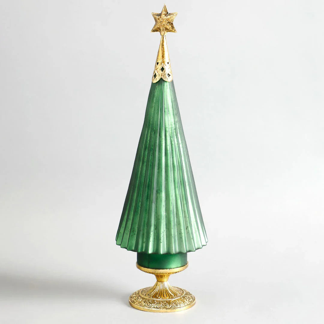 Star Christmas Glass Decorative Tree