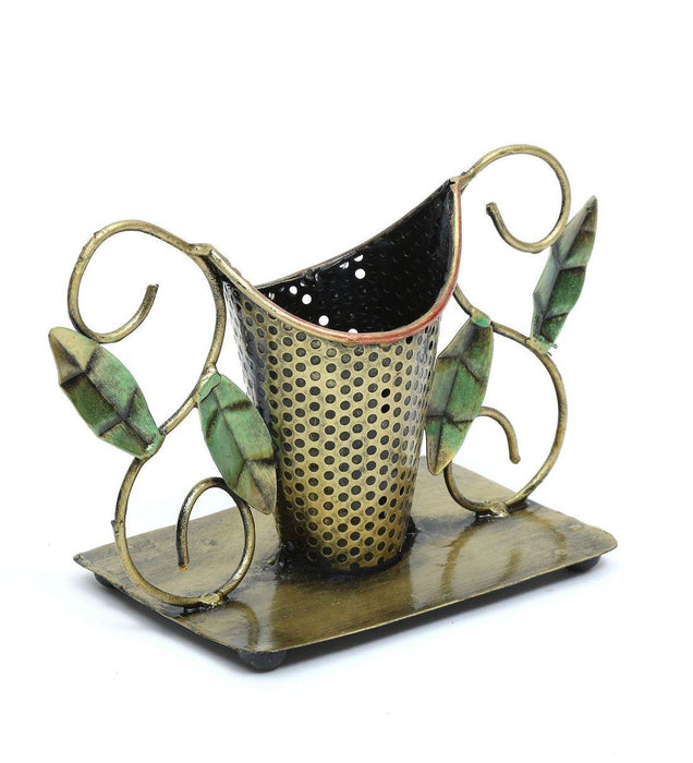 Leaf Pen Stand for Table & Desk Organizer | Pen Pencil Holder