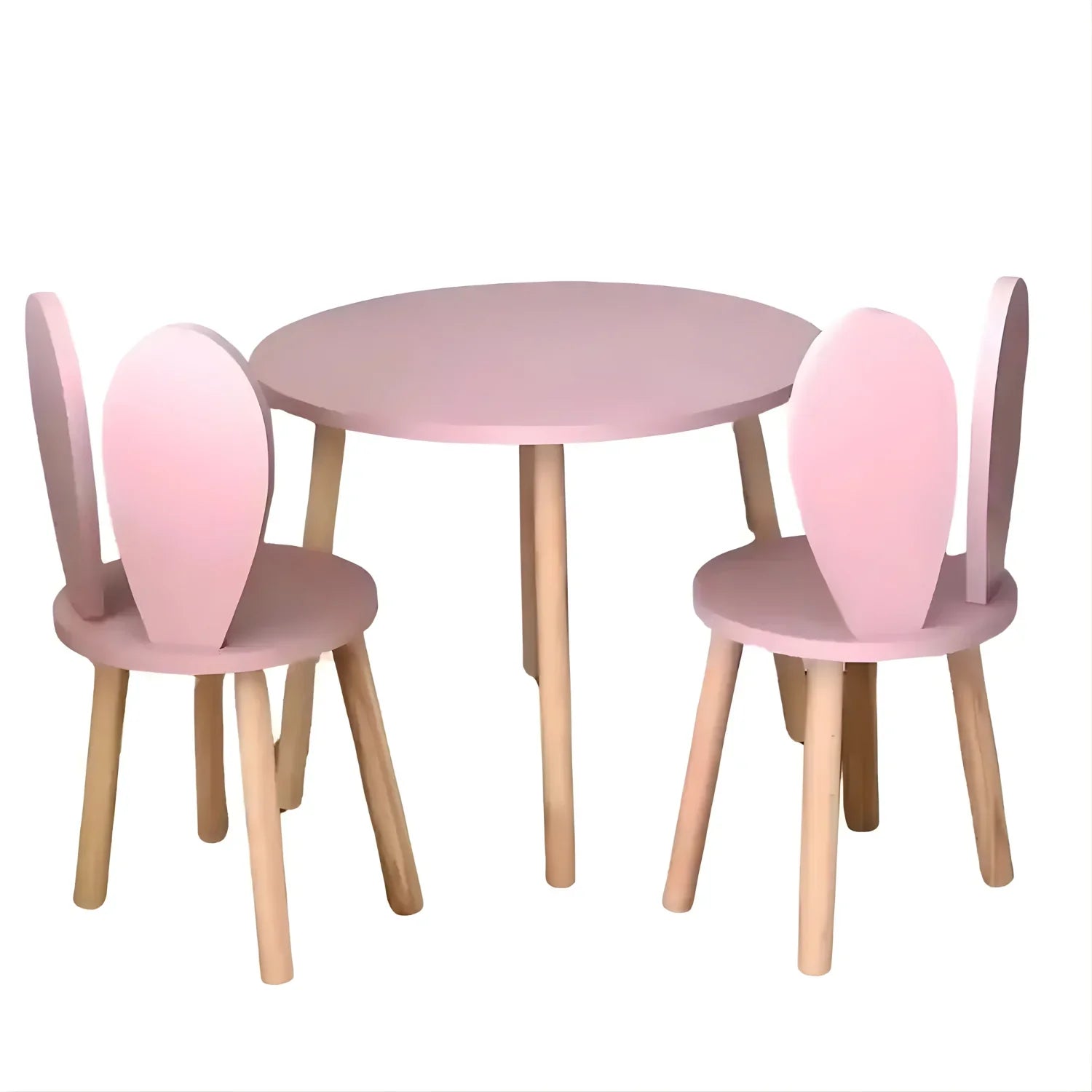 Elegant Study Table with 2 Chairs and1 Table Kids Furniture