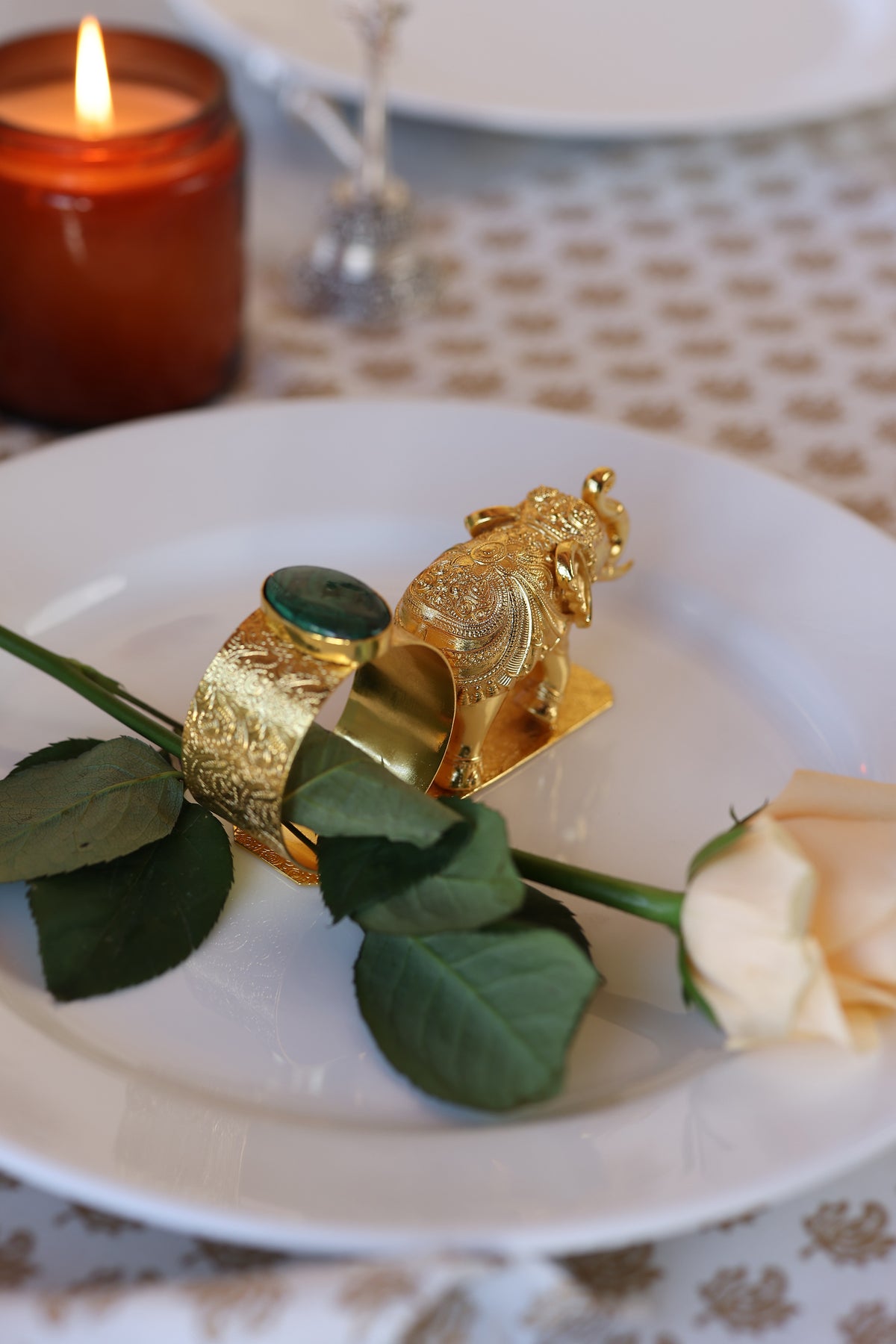 Vintage Elephant Napkin Ring