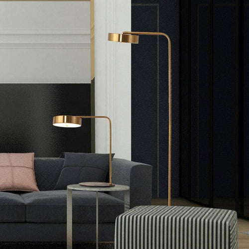 Round Gold Desk Table Lamp