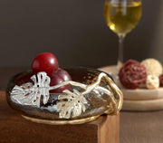 Monstera Designer Leaf Bowl | Decorative Bowl for Luxury Decor at Home