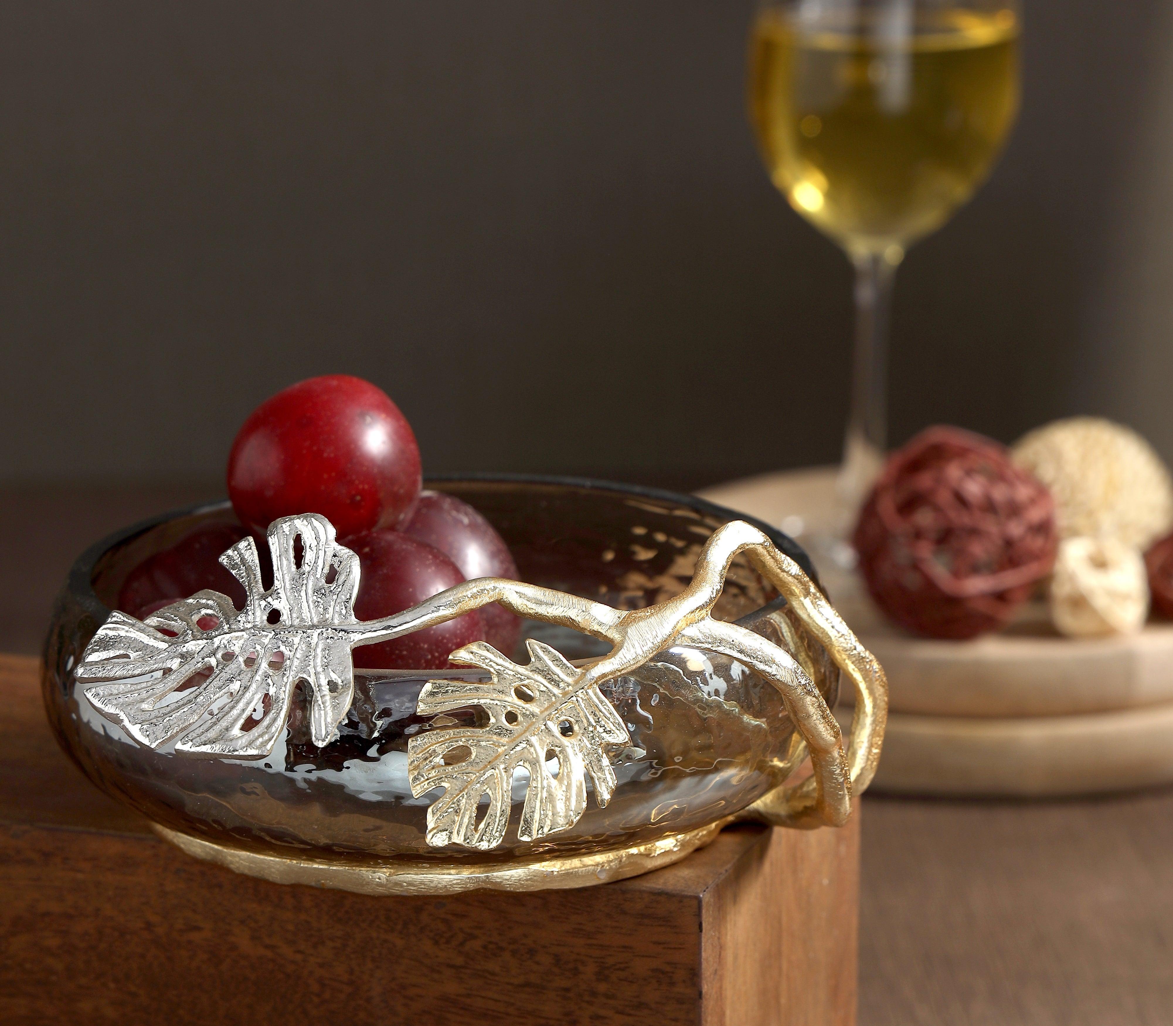 Monstera Designer Leaf Bowl | Decorative Bowl for Luxury Decor at Home