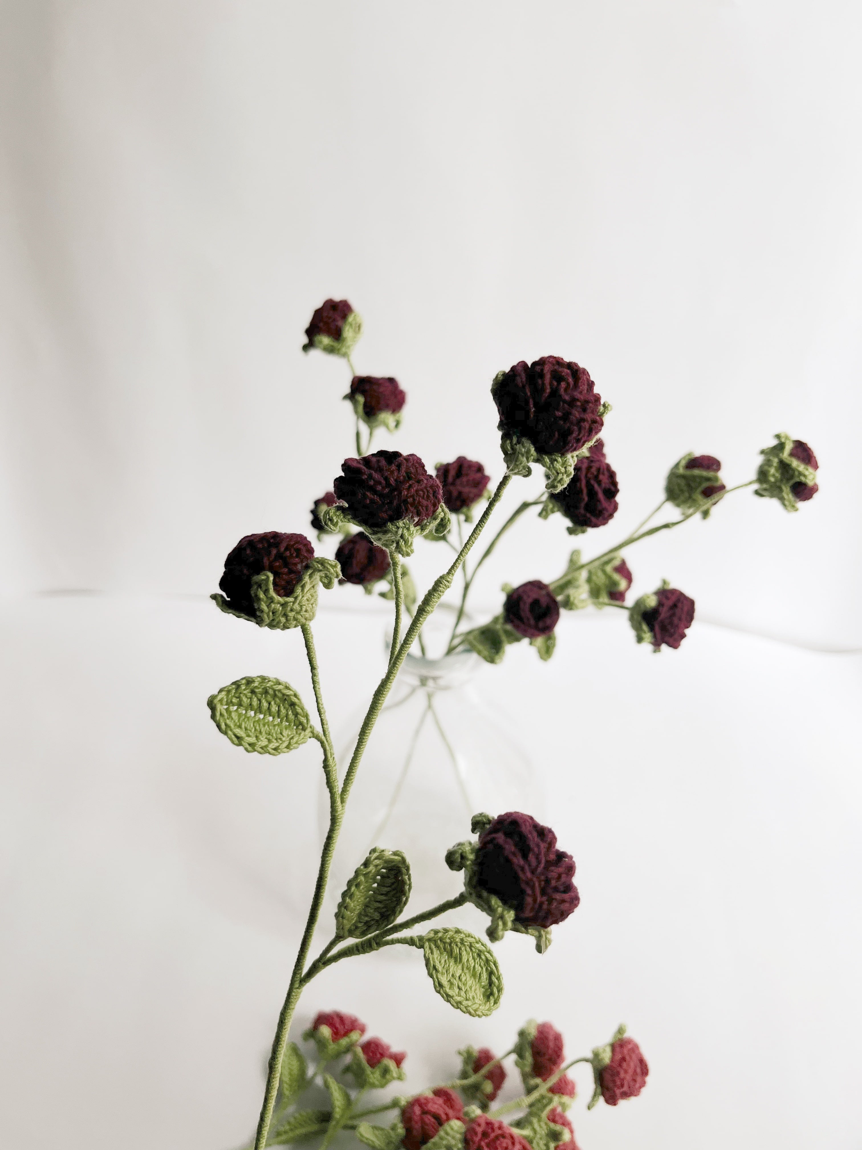 Mini Rose Stick Set Of 2