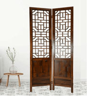 Panel Wooden Room Partition with Mango Frame & MDF Jali