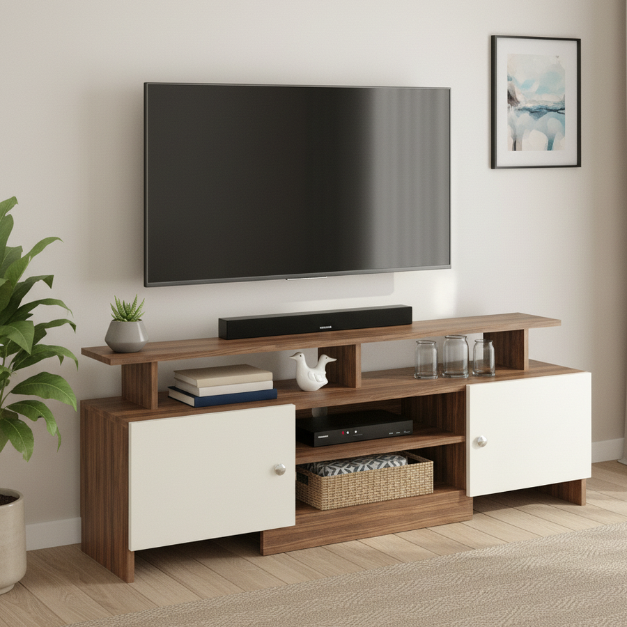 TV Unit for 55 Inch TV with Storage - Kashvi