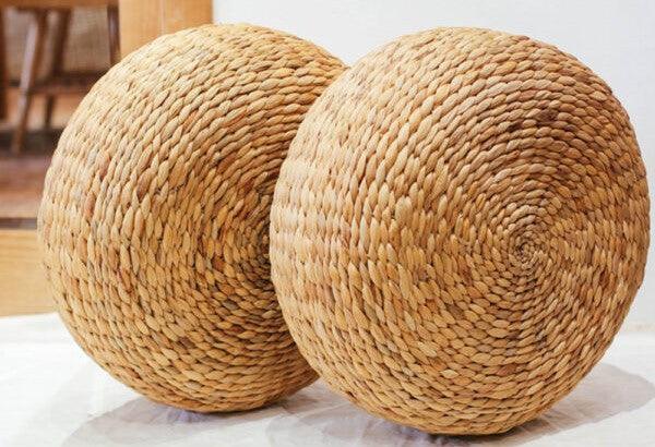 Bohemian Round Floor Ottoman | Seat Cushion For Living Room & Bedroom Decor