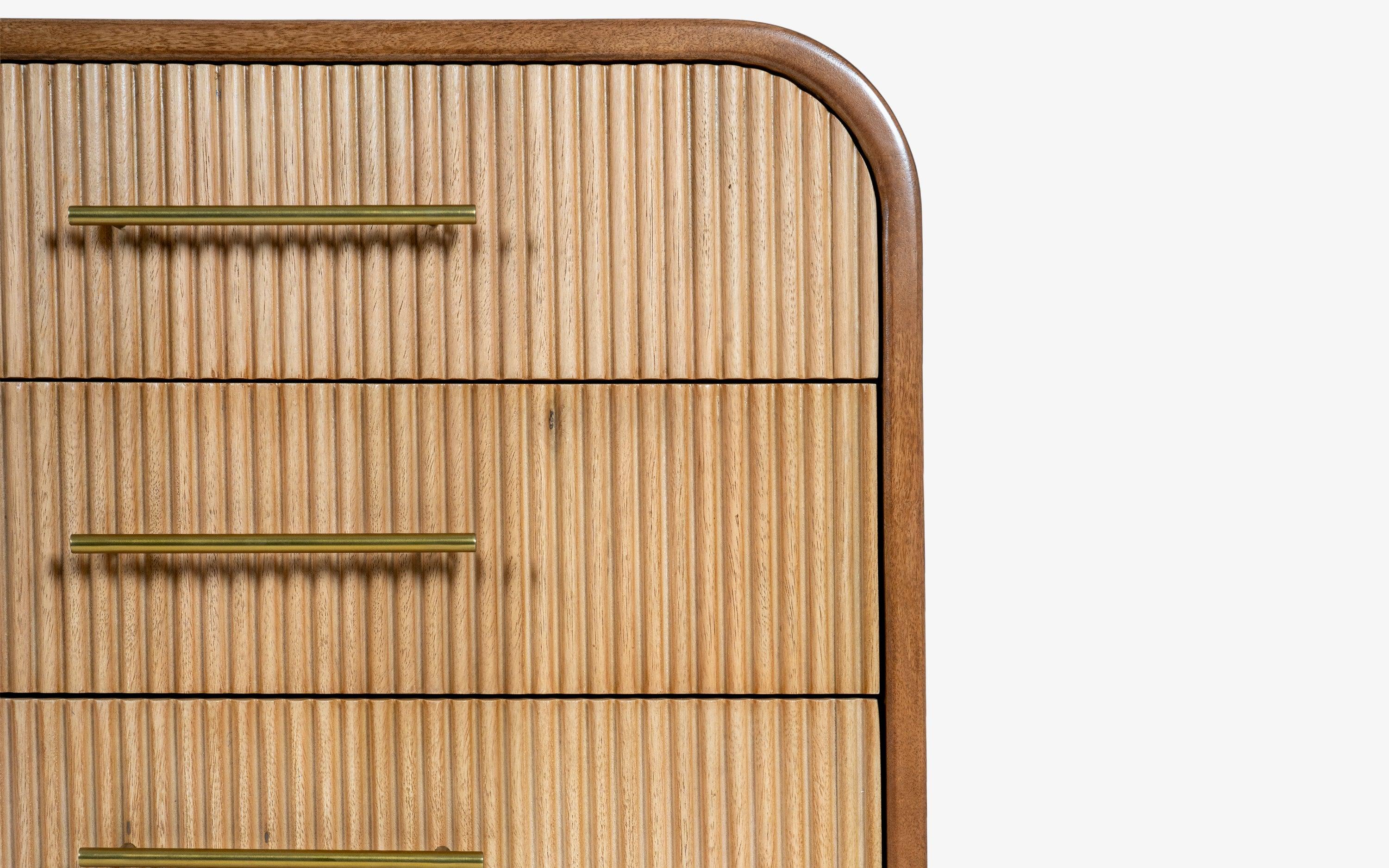 Linn Chest of Drawers | Mango Wood and Mango Veneer