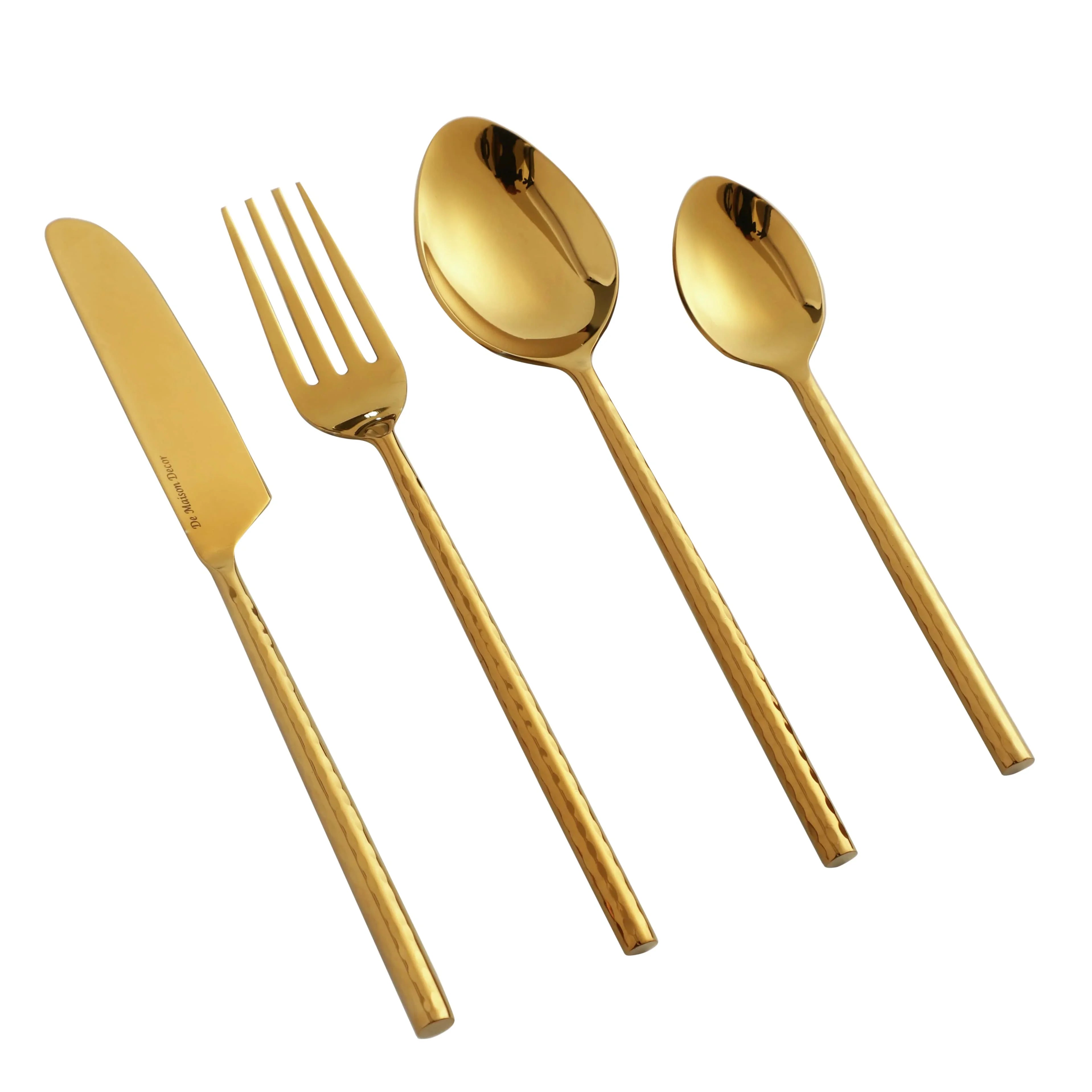 Stream Cutlery Set Gold