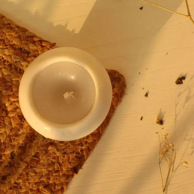 Conic Candle | Marble