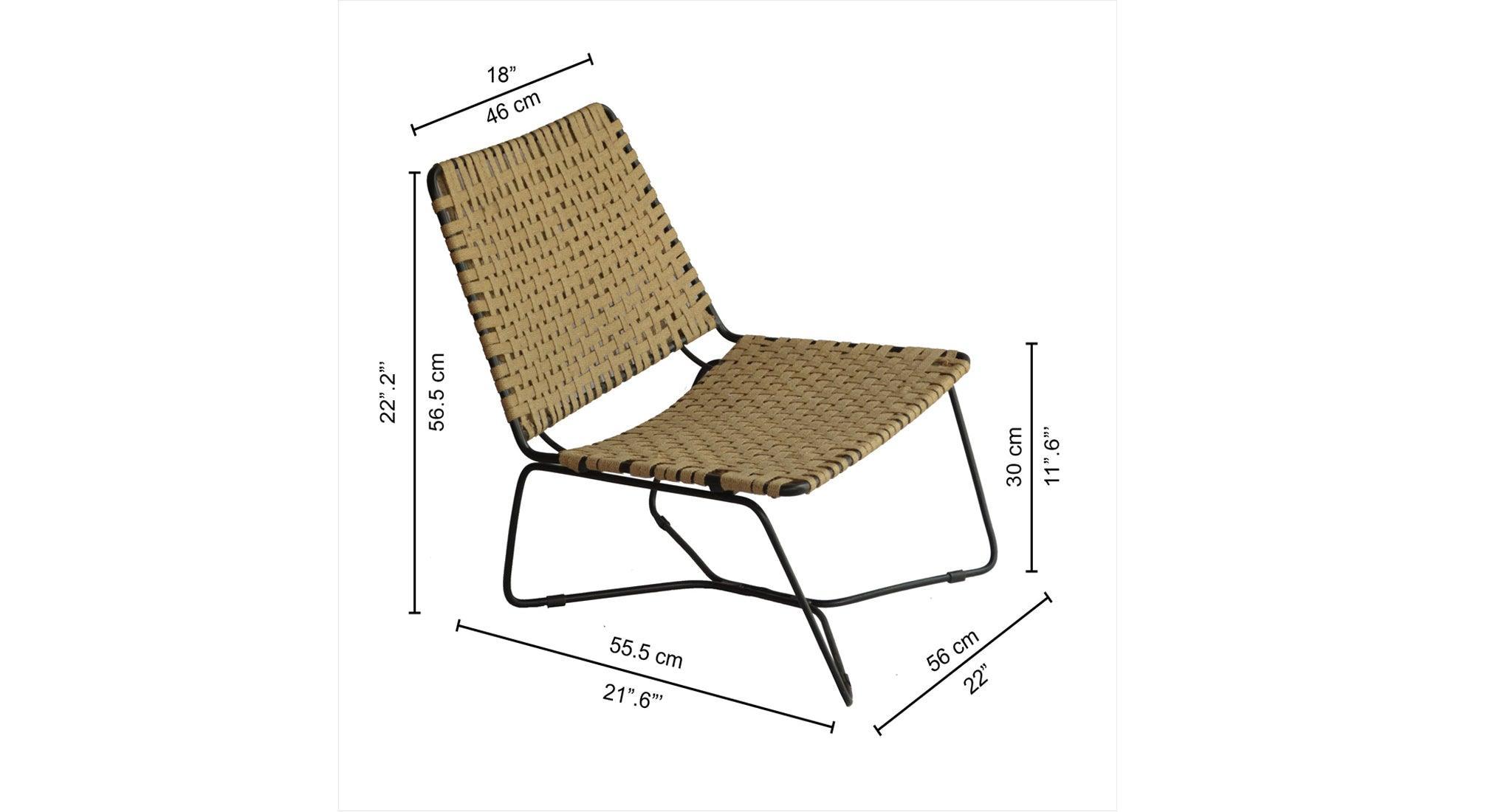 Jute Weaving Chair for Balcony & Garden | Relaxing Maachi Chair | Comfortable Outdoor Patio Seating
