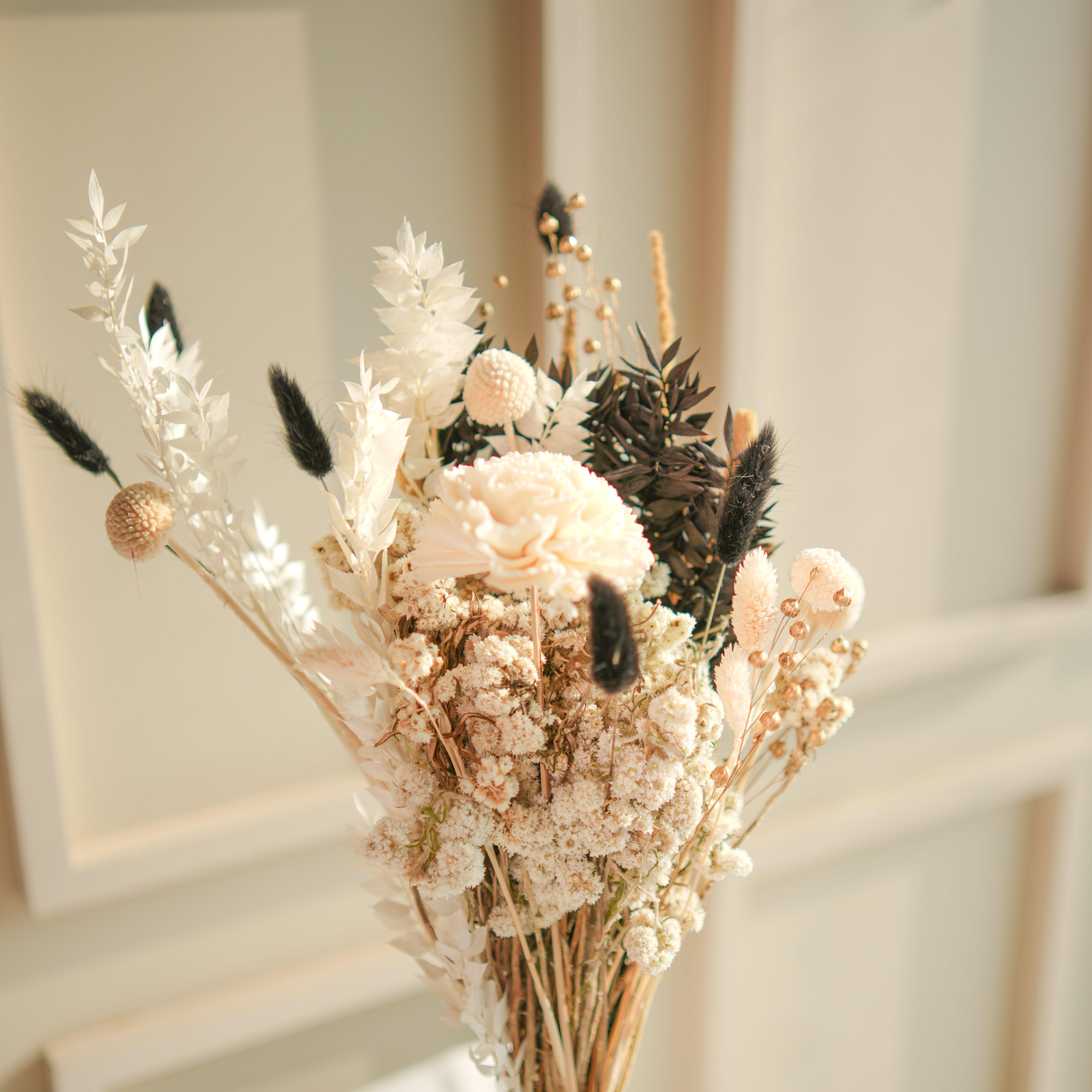 Wednesday Bunch Naturally Dried Flower | Dried Flower Bouquet for Vase & Home Decor
