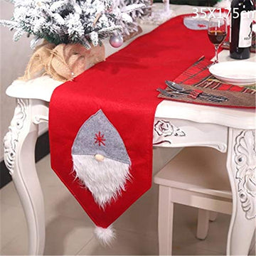 Christmas 3D Santa Claus Table Runner | Christmas Table Runner for Dining Table