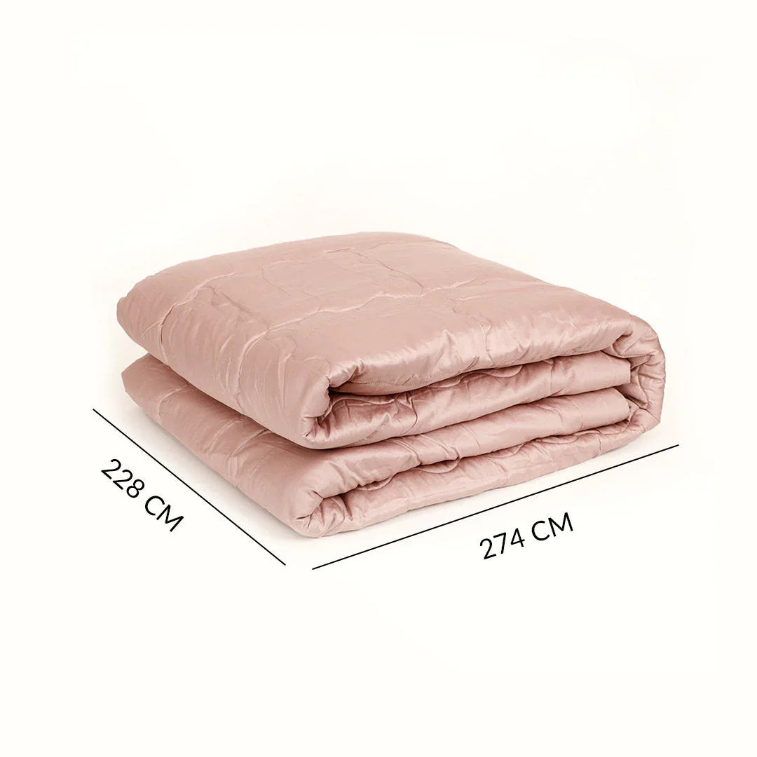 Blush Quilted Reversible Comforter