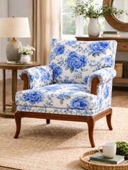 Yutaka Velvet Fabric Armchairs