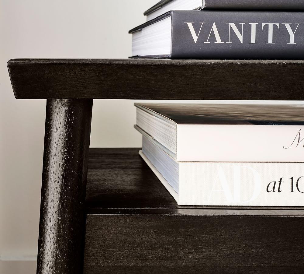 Leon Bedside Table | Wooden Side Table for Living Room | Nightstand Bed Side Table with Drawer