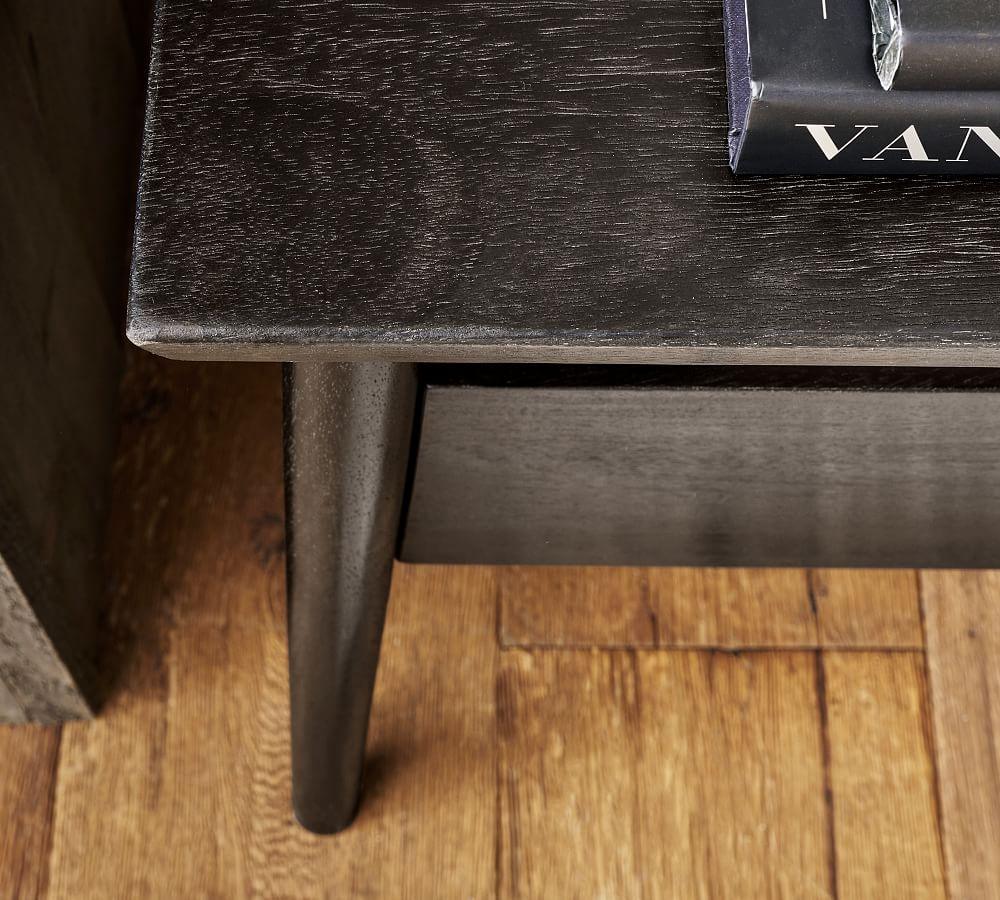 Leon Bedside Table | Wooden Side Table for Living Room | Nightstand Bed Side Table with Drawer