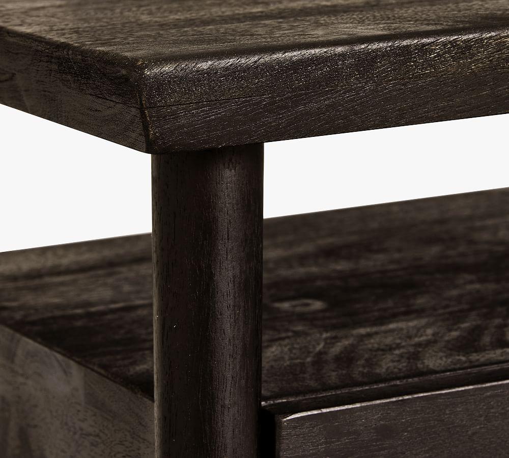 Leon Bedside Table | Wooden Side Table for Living Room | Nightstand Bed Side Table with Drawer