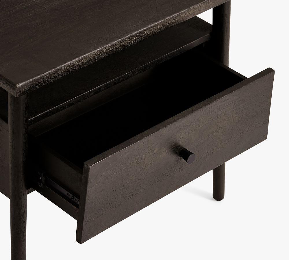 Leon Bedside Table | Wooden Side Table for Living Room | Nightstand Bed Side Table with Drawer