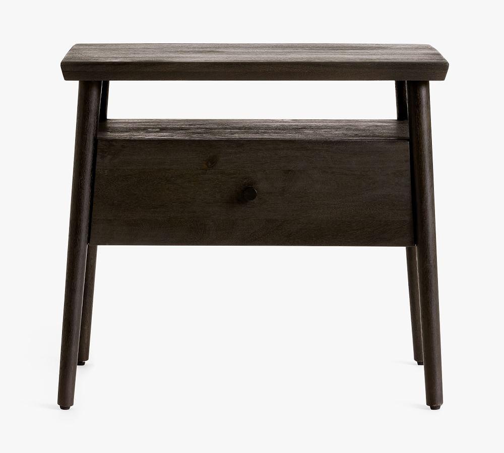 Leon Bedside Table | Wooden Side Table for Living Room | Nightstand Bed Side Table with Drawer