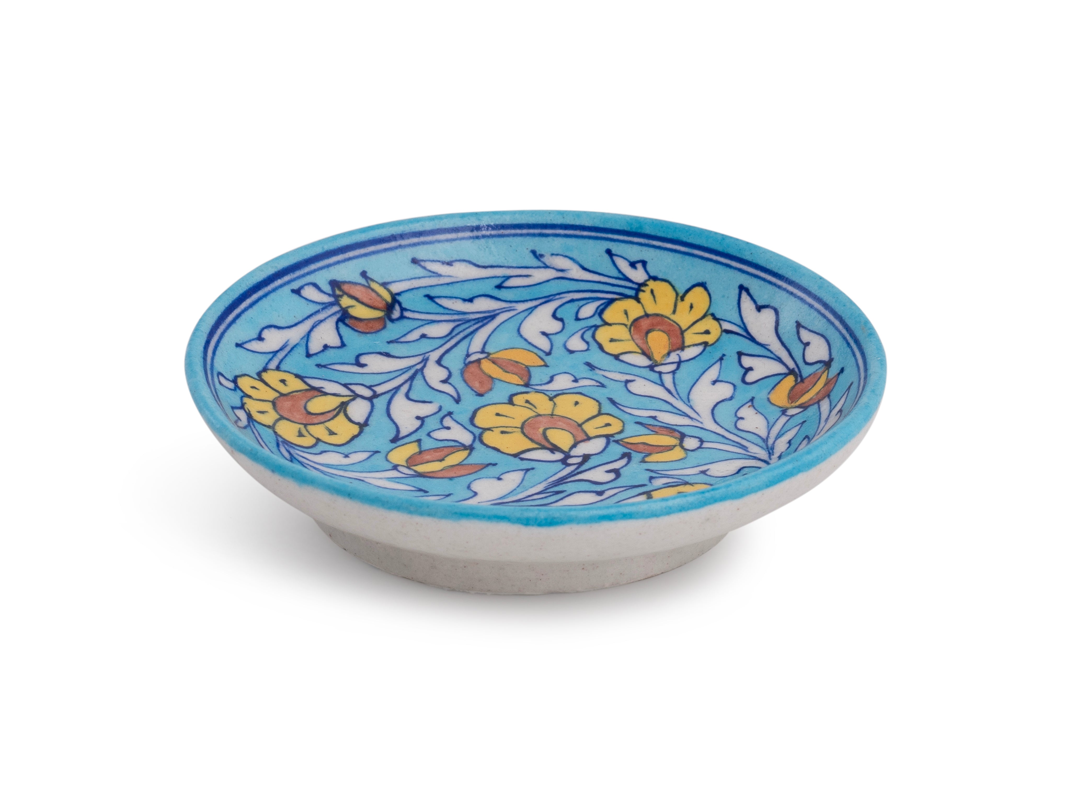 Blue Pottery Plate