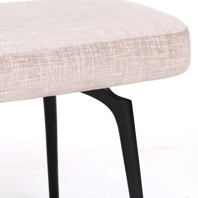 Lunar Bench | Mango Wood Cast Aluminum