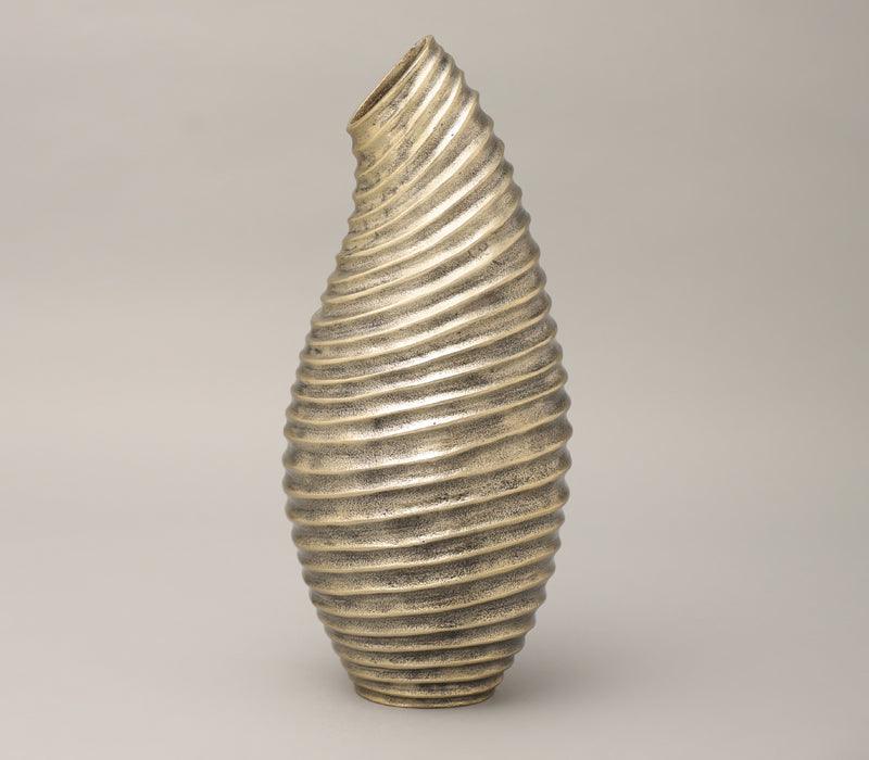 Neat Nest Vase | Antique Gold Finished
