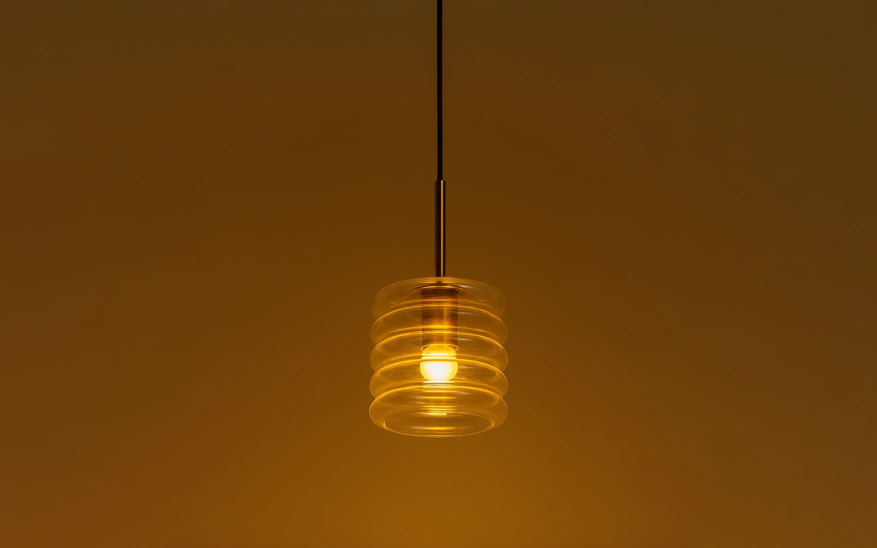 Unio Hanging Lamp | Mild Steel and Glass