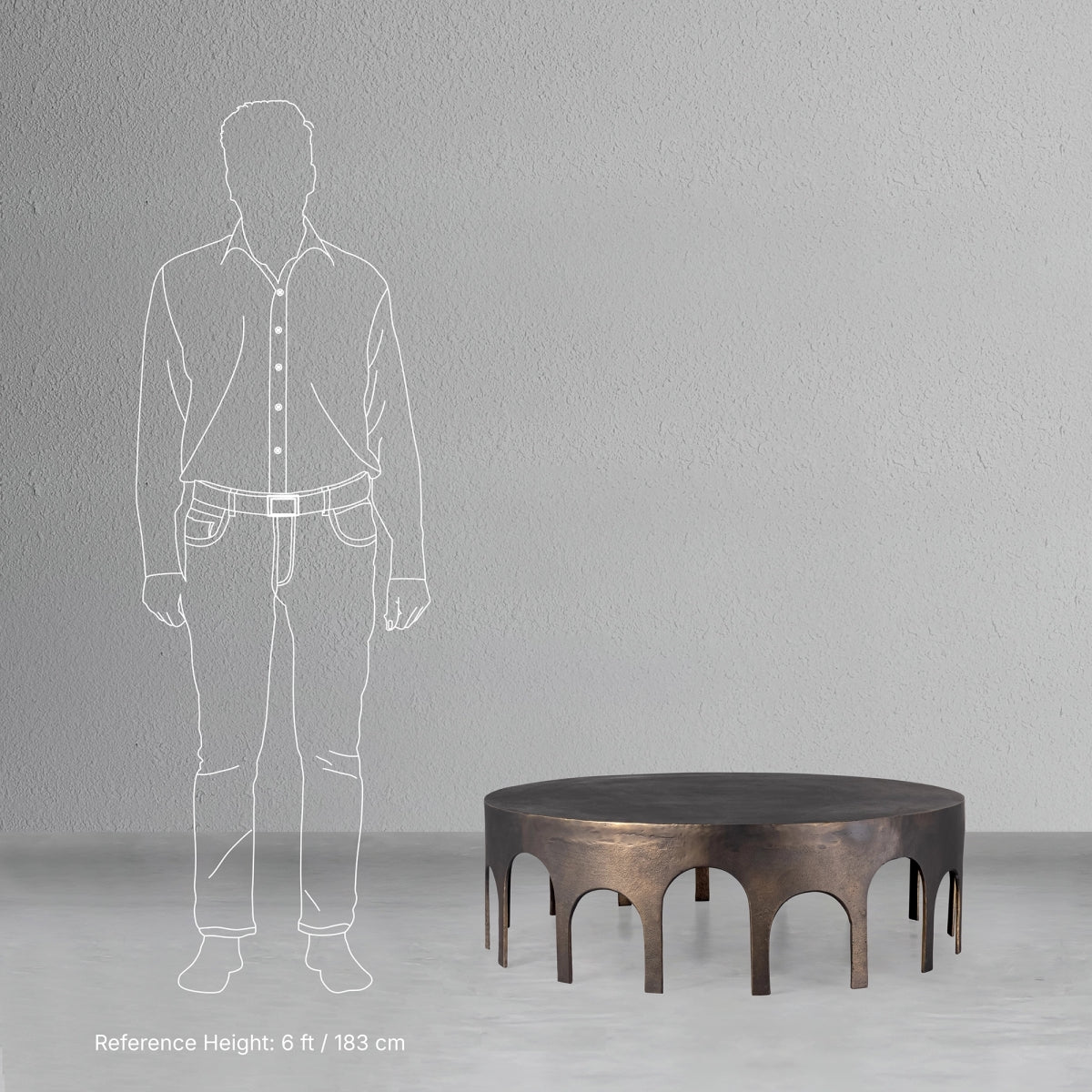 Patina Arch Coffee Table