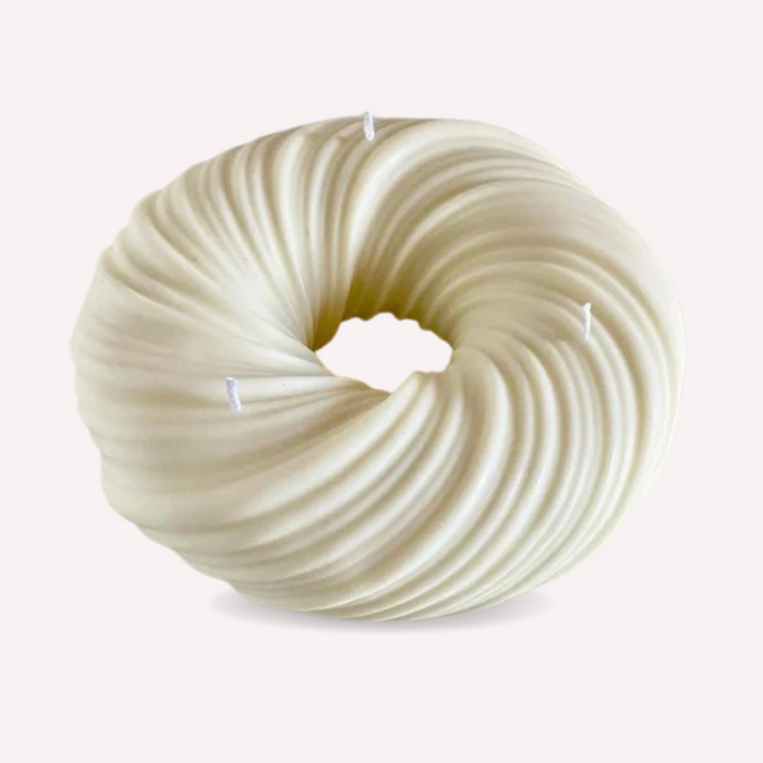 Large Swirl Soy Wax Candle