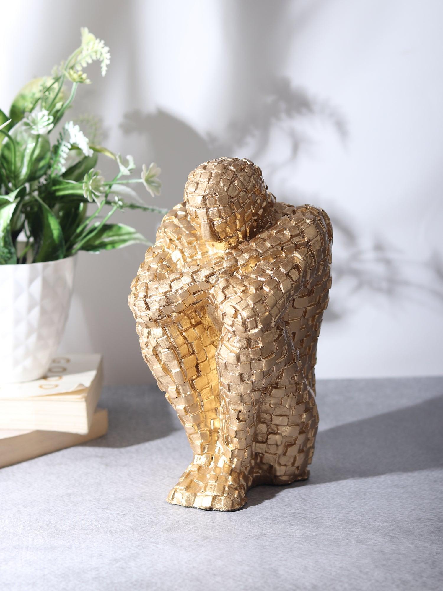 Secluded Thinker & Aesthetic Showpiece for Home Decor | Modern Abstract Home Decor Statue