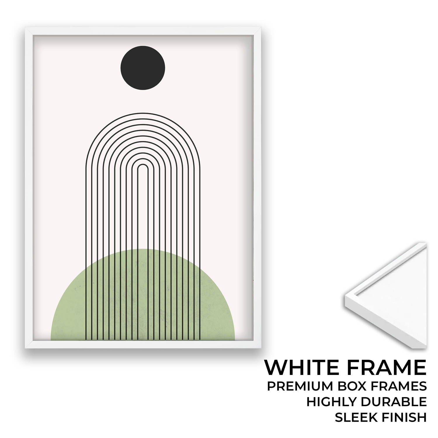 Arco Green Wall Painting