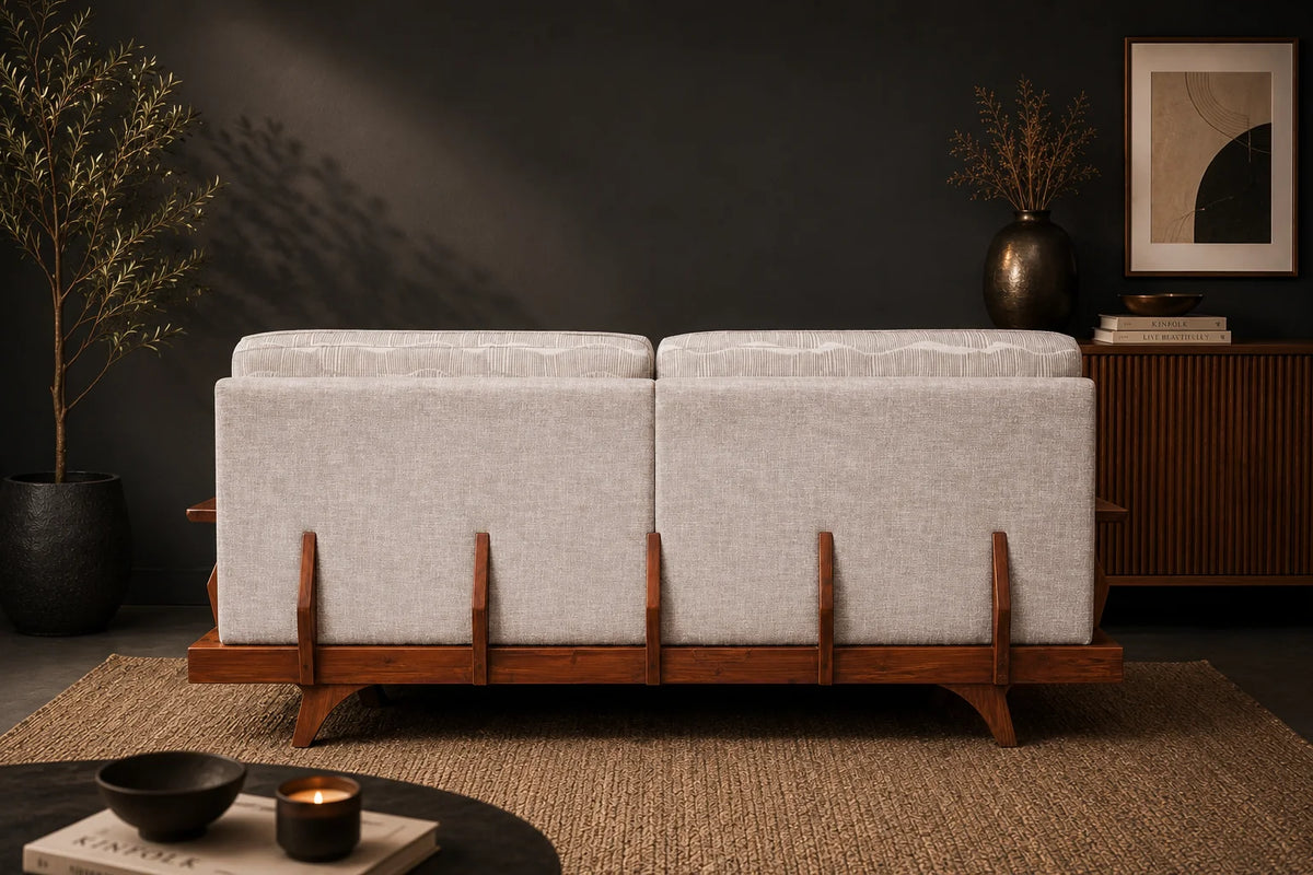 Bezo 3-seater wooden Sofa