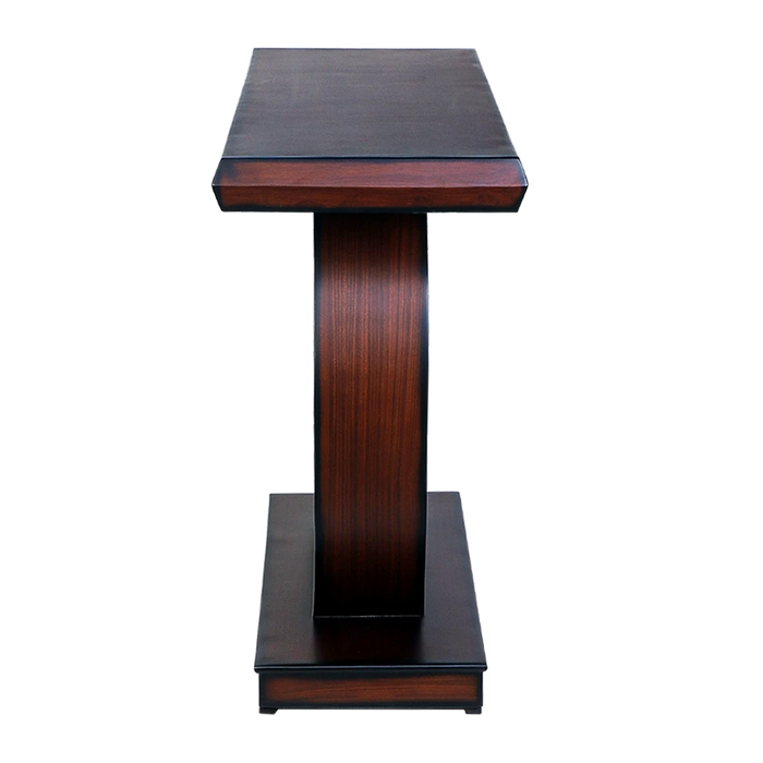 Maronze Solid Wood Console Table (Brown)