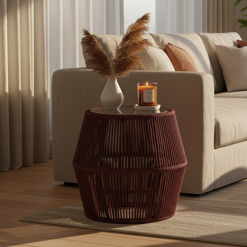 Merlot Side Table