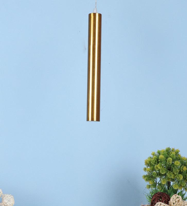 Gold Iron Hanging Light | Inbuilt LED |  Lunara