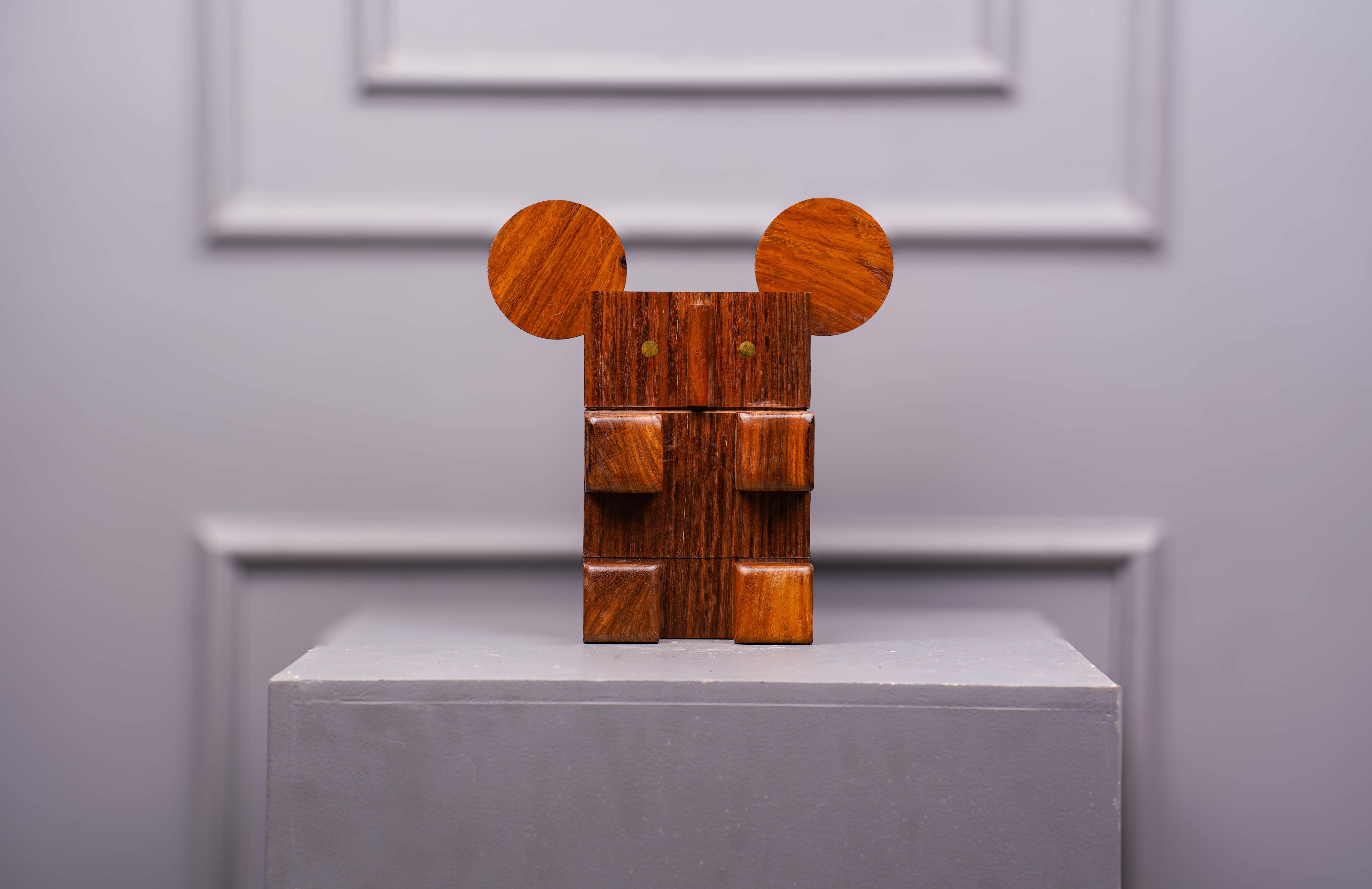 Handcrafted Wooden Koala Piggy Bank