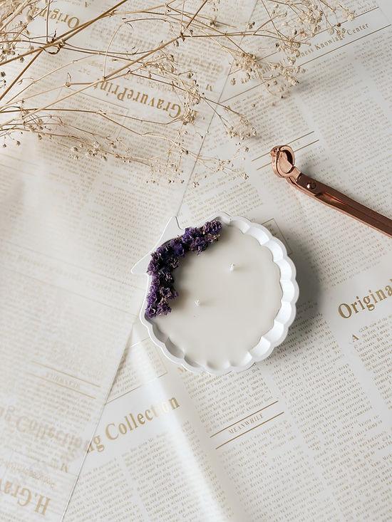 Sea Shell Flower Candle