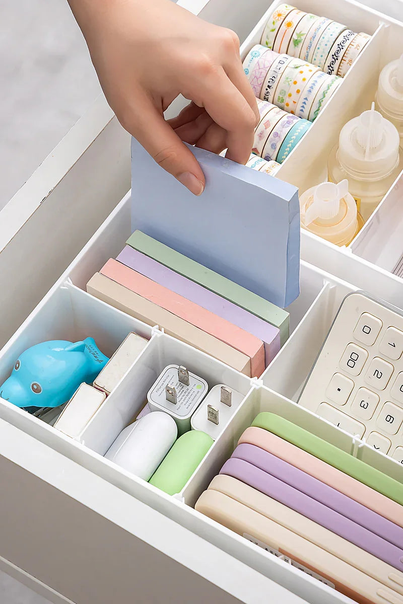 Large Storage Tray  With Divider (Set Of 2)