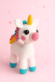 Crochet Unicorn Toy