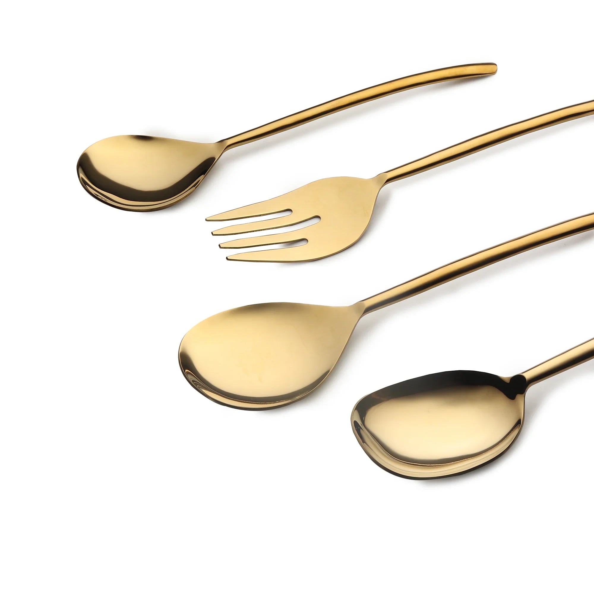 Ava Luxe Gold Serving Set
